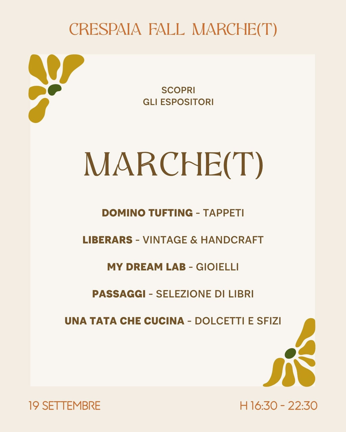 Crespaia Fall Marche(t) Crespaia