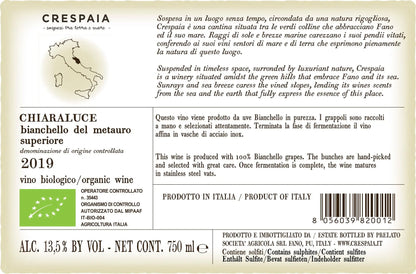 Chiaraluce 2019 - Bianchello del Metauro Superiore Doc Crespaia Shop